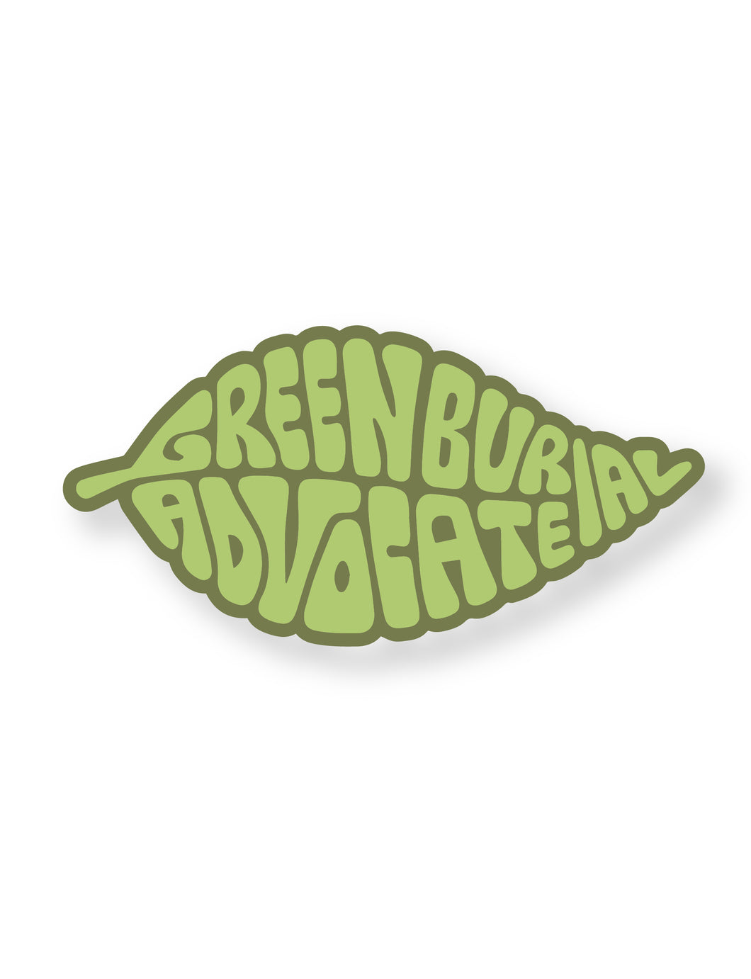 Green Burial Advocate Sticker