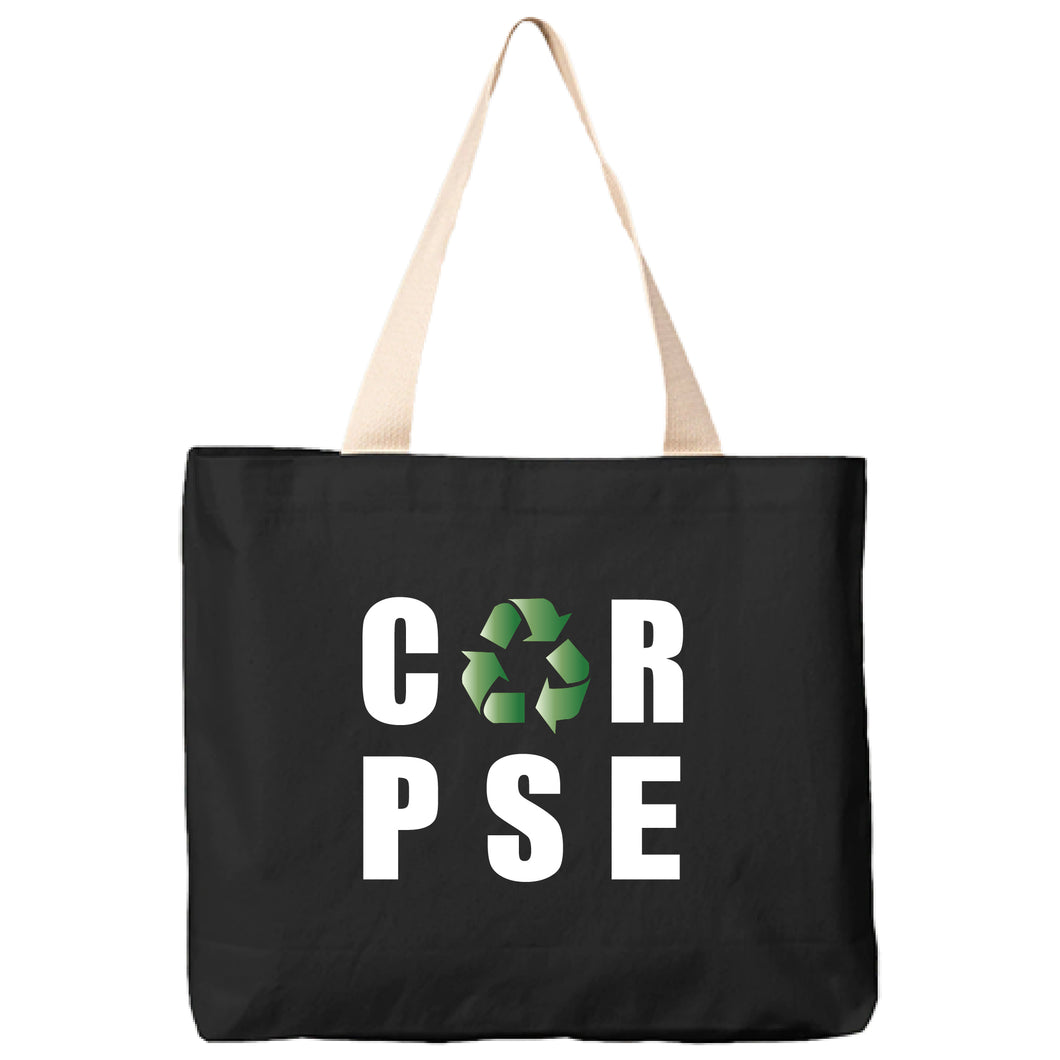 Corpse Recycle Canvas Tote Bag