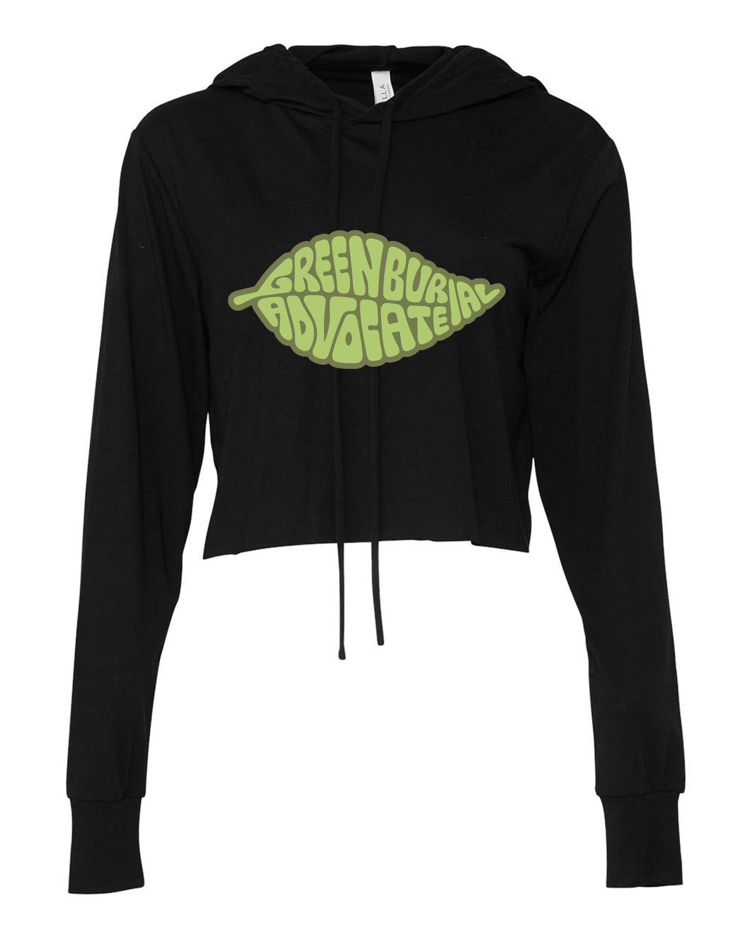 Green Burial Advocate Cropped Hoodie