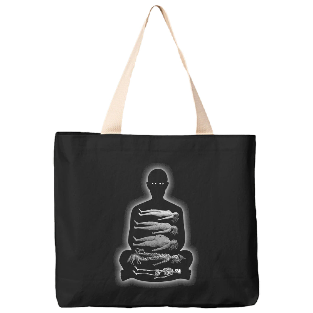 Corpse Meditation Canvas Tote Bag